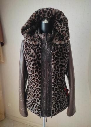 Куртка -жилетка-шубка  3в1