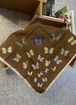 Вінтажна хустка платок шарф cornelia james vintage butterfly