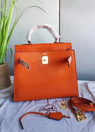 Женская кожаная сумка hermes kelly 🌹💕
