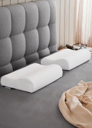 Подушка memory foam wellpur kvina белый 30x50x10/7см