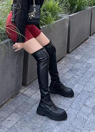 Чоботи zara, сапожки zara, ботфорди zara