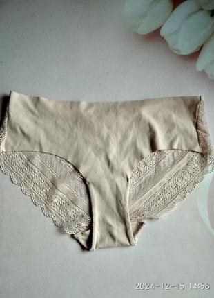 Безшовні кружевні трусики розмір m