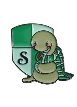 Слизерин змея гарри поттер значок slytherin harry potter брошка hogwarts snake новый год змеи драко малфой шарфик хогвартс пин волдеморт василиск pin