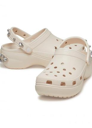 Сабо зі стразами крокс crocs classic platform tiara, 37, 39, 40