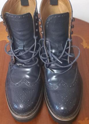Фирменные кожаные итальянские ботинки