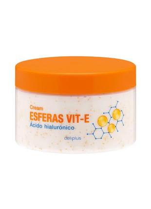 Крем для тела с гиалуроновой кислотой увлажняющий, cream esferas con vitamin e, deliplus, испания