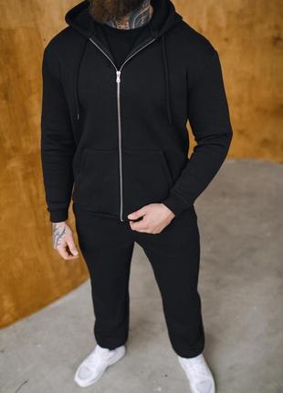 Качественный, мужской, спортивный костюм на флисе