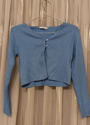 Трендовий кардиган у рубчик