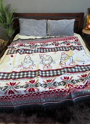 Новогодний плед двусторонний