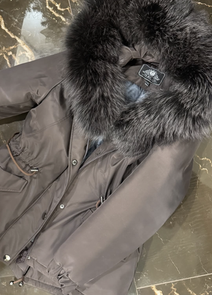 Женская парка с песцом, парка с мехом,s-l6 фото