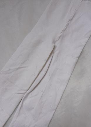 Капроновые белые колготы 5-6роков