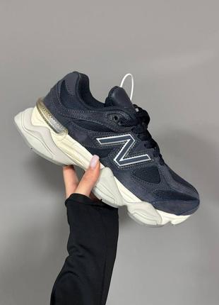 Кросівки new balance 9060 navy / white premium