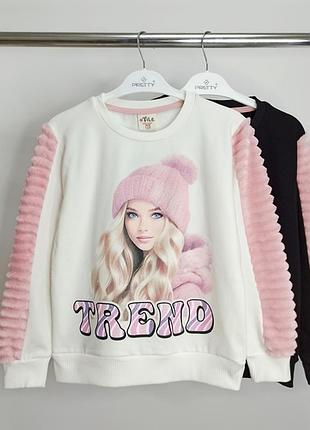 Теплый свитшот