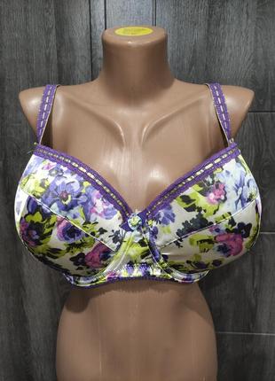 85 g 85h бюстгальтер балконет із формованими чашками квітковий принт
