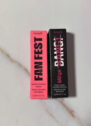 Об'ємна туш для вій benefit bad gal bang! volumizing mascara 3 г