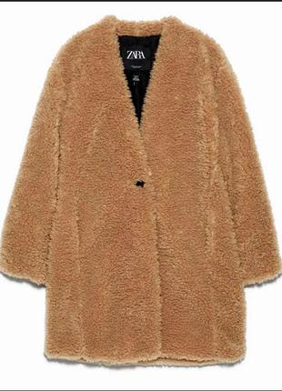 Шуба zara тедди
