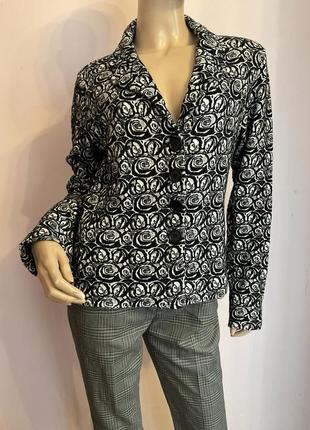 Качественный трикотажный жакет/ l- xl/ brend kyra& co