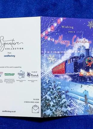 Рождественская открытка signature collection для поздравления с новым годом любого...