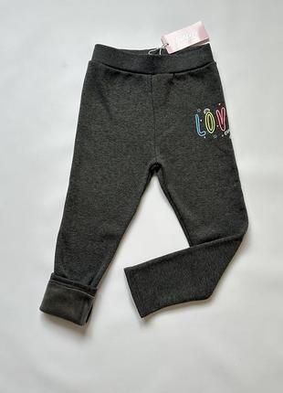 Теплі лосіни з міховим начісом 134-164 рр