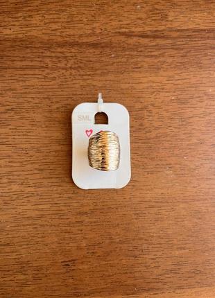 Каблочка золотого цвета, массивная колебалка, размер s/m на 16-17