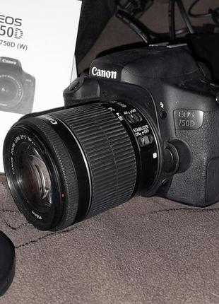 Камера canon eos 750d + сумка