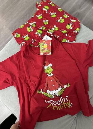 Пижамный комплект grinch