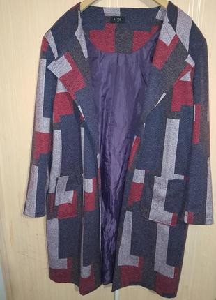 Супер кардиган без застібки пог 62 см