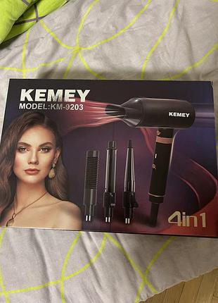 Многофункциональный стайлер для волос kemey km-9203 4 в 1