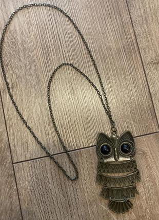 Подвеска колье ожерелье 🦉 сова