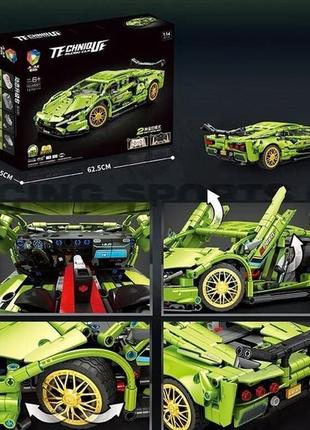 Конструктор 49001 lamborghini sian , 1273 деталей, резиновые колеса, в коробке