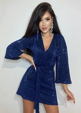 Платье дианое 💙 3