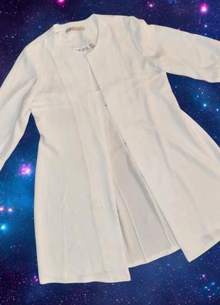 Р. 46-48/m-l женский пиджак-кардиган белого цвета с микки маусом moschino