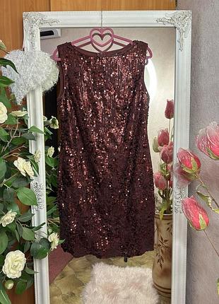 Платье в пайетку