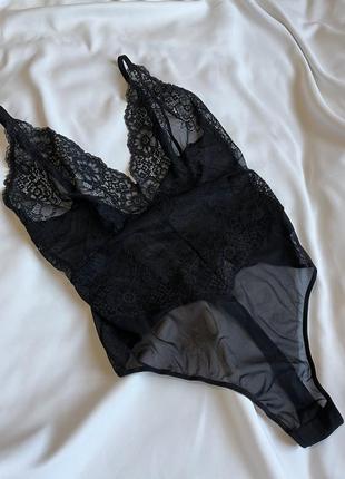 Романтичный прозрачный боди