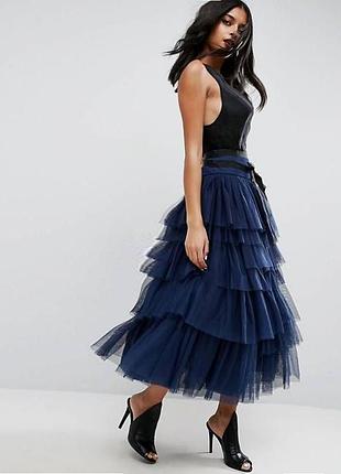 Распродажа юбка asos пачка ярусная из тюля5 фото