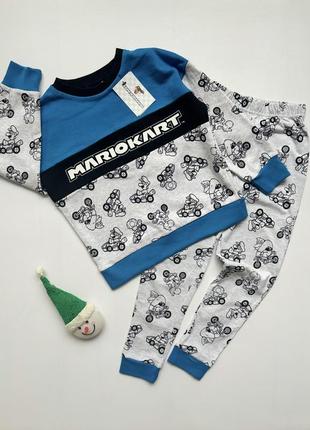 Пижама для мальчика флис, хлопок р. 116-122