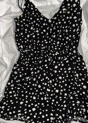 Sinsay - летний комбинезон в горошек