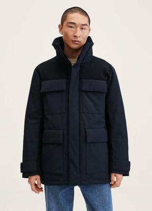 Пуховик мужской mango