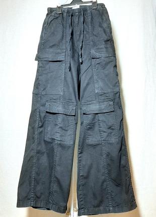 Крутезні карго штани, джинси чорні