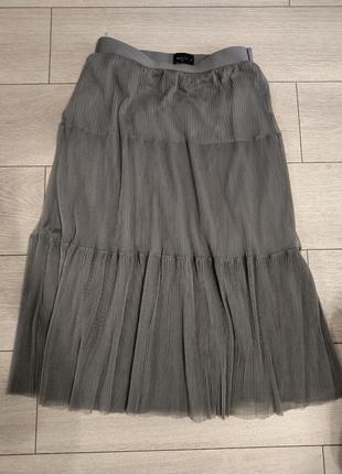 Крутая серая юбка, moxito