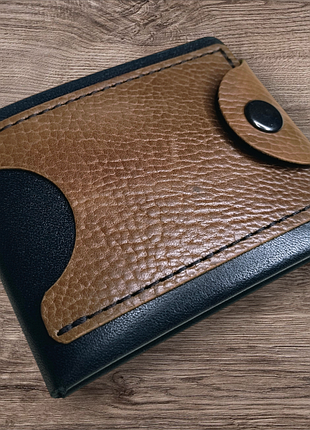 Мини кошелек, ручная работа, кожа.    (004)