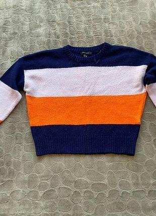 Цветной топ-свитер