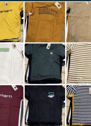 Футболка carhartt фирменная брендовая футболка коттоновые новые оригинальные new sport спортивные