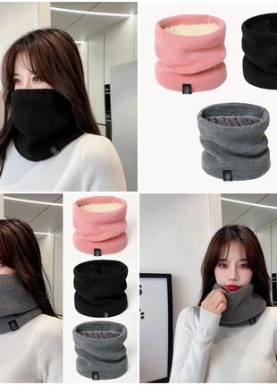 Теплый шарф, снуд