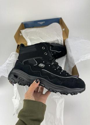 Черевики skechers d'lites - new lane 168026 bksl