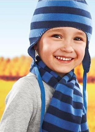 Флисовый комплект шапка и шарф tchibo.6 фото