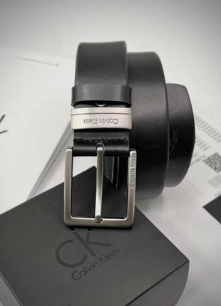 Ремень кожаный calvin klein