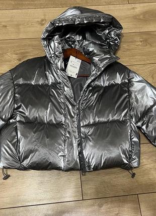 Куртка пуховик zara. к -15. очень теплая