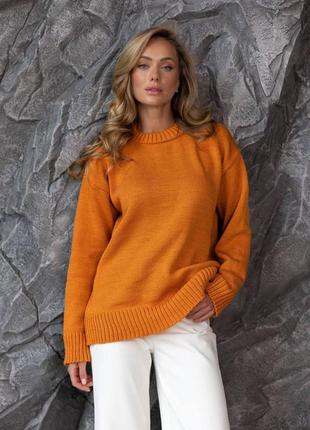 Теплий жiночий светр (12 кольорiв) 50% шерсть свитер оверсайз