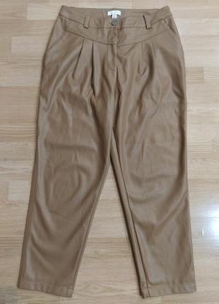 Брюки эко кожа, topshop,
 качественный бренд, размер l